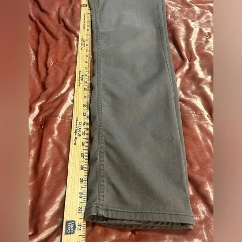 Gray Five Pocket Pants Cotton Blend Trousers 34x34 Business Casual‎ Slim